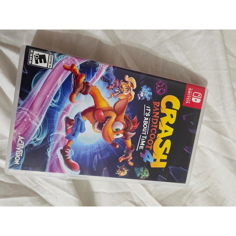Crash Bandicoot 4 It's About Time Nintendo Switch Activision Video Game Physical